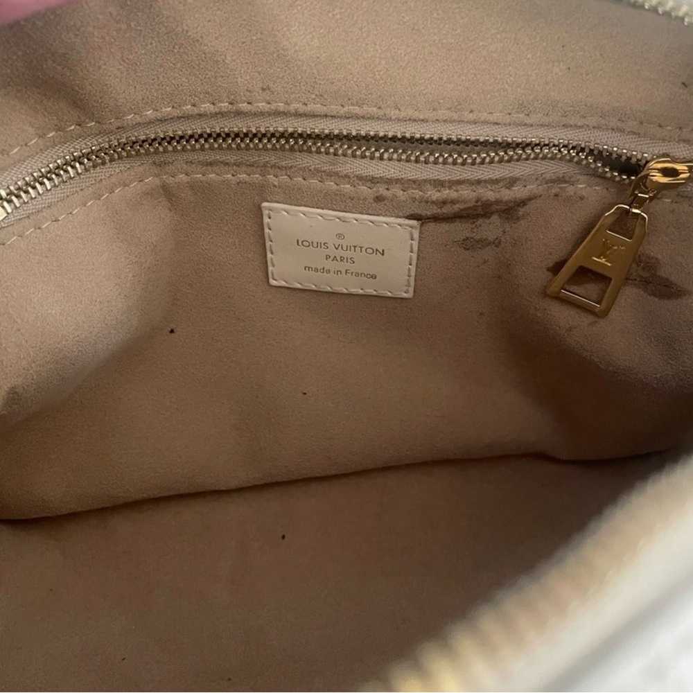 Louis Vuitton white monogram empriente petite Malle Souple - Picture 11 of 12